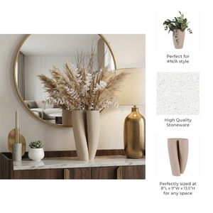 JADERIDGE IVORY VASE 14 (IN) 11