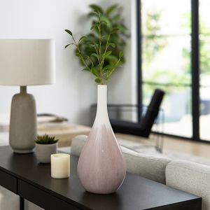 GASTONLAND WHITE VASE 19 (IN) 12