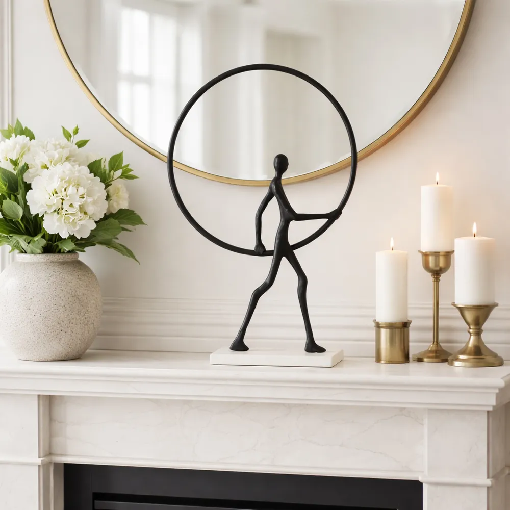 RYELAND BLACK DECOR 27 (IN)
