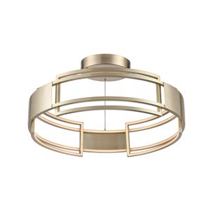 Fashionista 24'' Wide Integrated LED Chandelier - Bronze 3