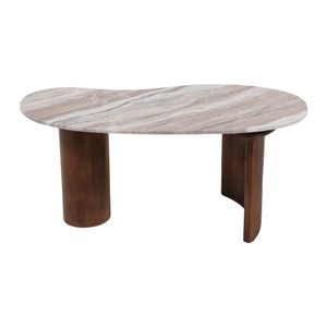 VERAWAY BROWN COFFEE TABLE 19 (IN) 6