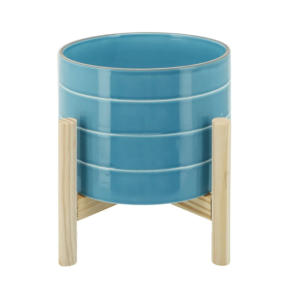 ALDERRUN BLUE PLANTER 9 (IN)