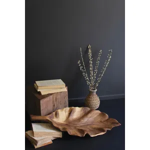 Teakwood Leaf Tray 1