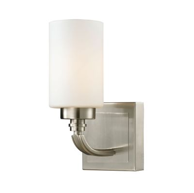 Dawson 10″ High 1-Light Sconce - Brushed Nickel