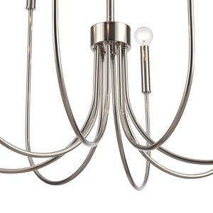 Ulla 28'' Wide 8-Light Chandelier - Polished Nickel 3