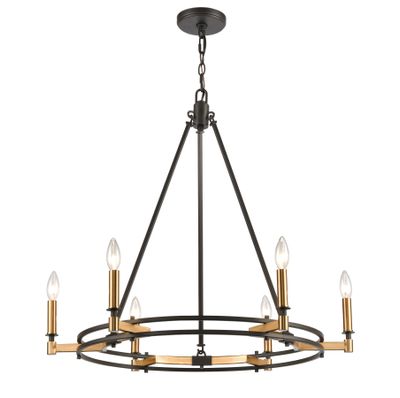 Talia 29'' Wide 6-Light Chandelier - Oil Rubbed Bronze