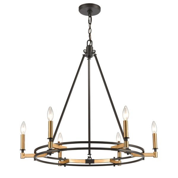 Talia 29'' Wide 6-Light Chandelier - Oil Rubbed Bronze