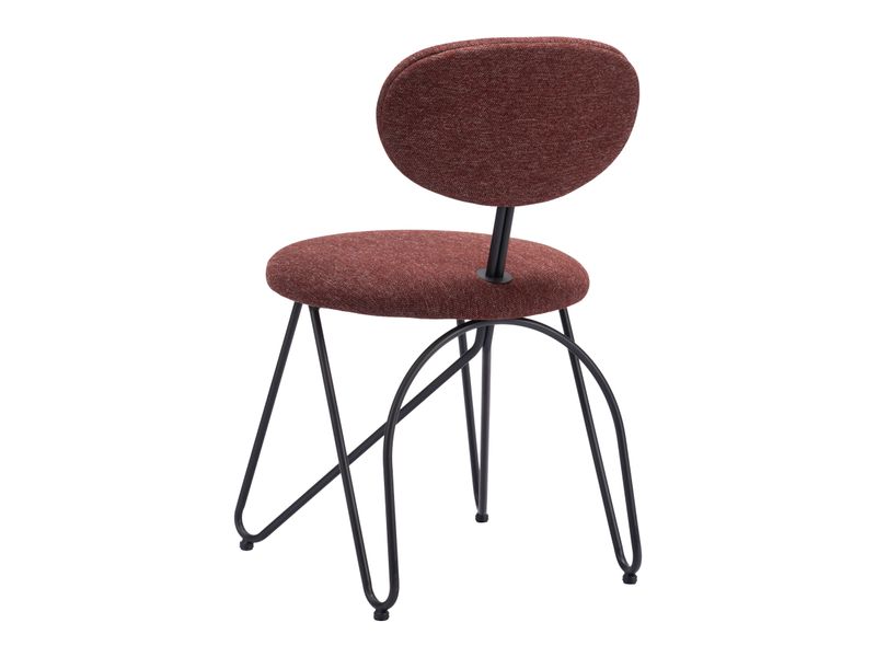Novi Dining Chair Maroon Brown 6