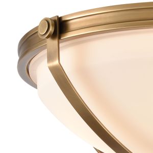 Connelly 19'' Wide 3-Light Semi Flush Mount - Brass 2