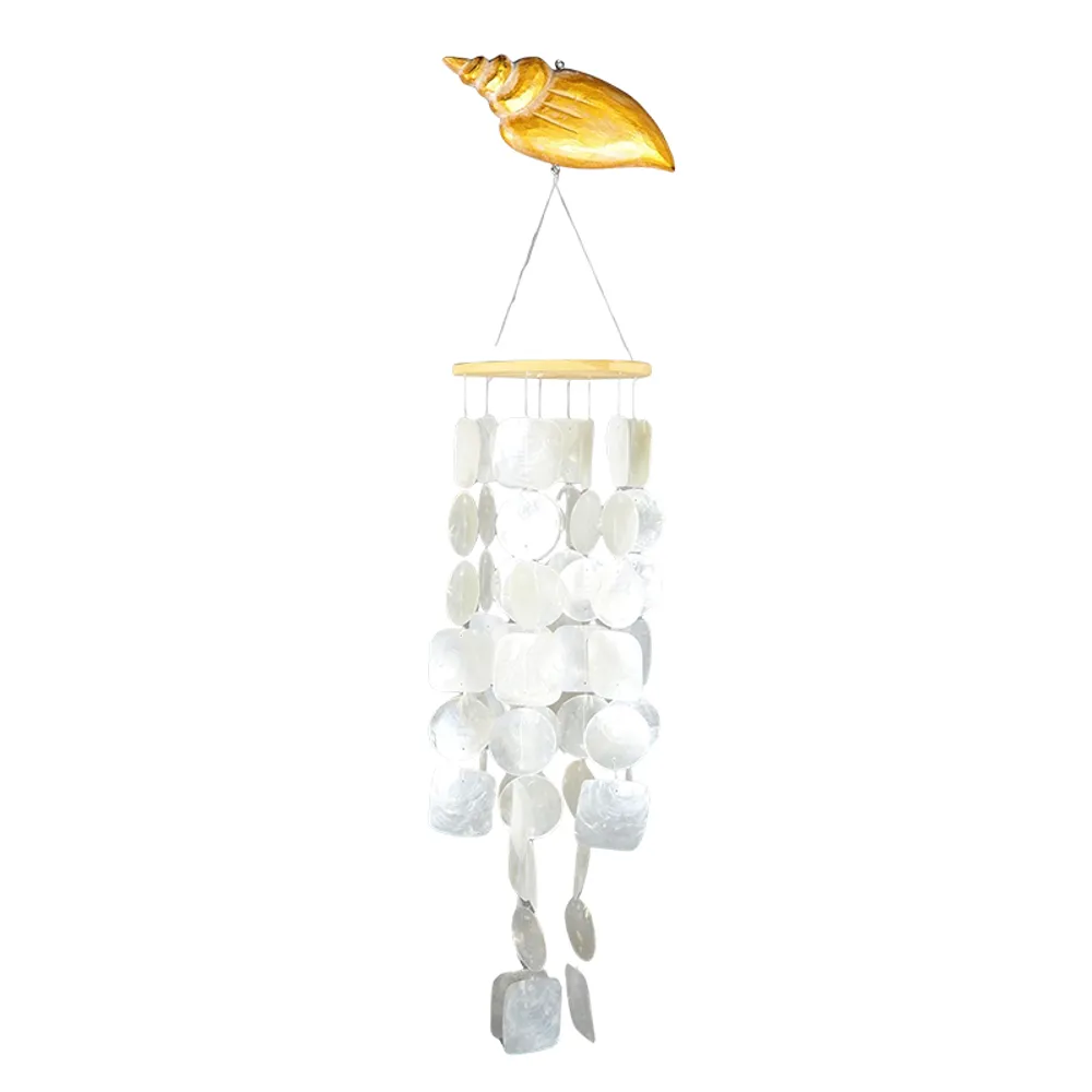 31-1/2" SHELL TOP CAPIZ CHIME