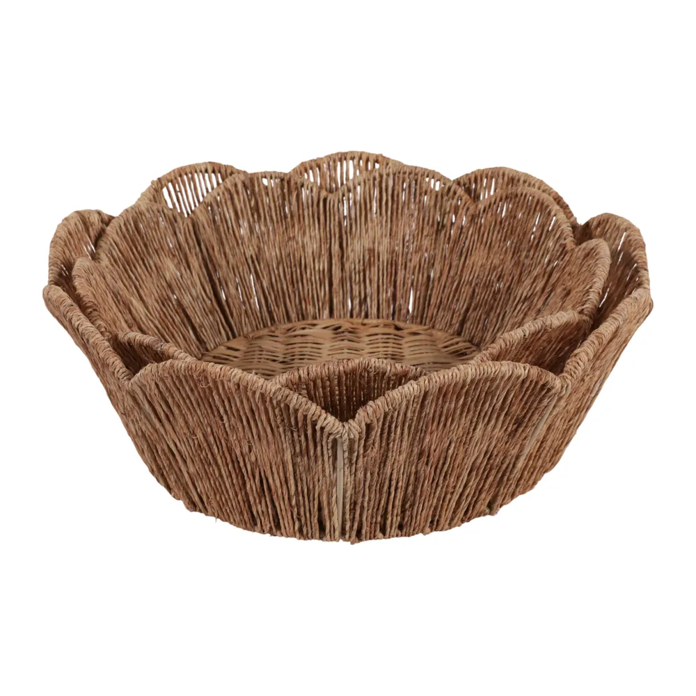 YATESGATE SET OF 2 BROWN BOWLS 5 (IN)