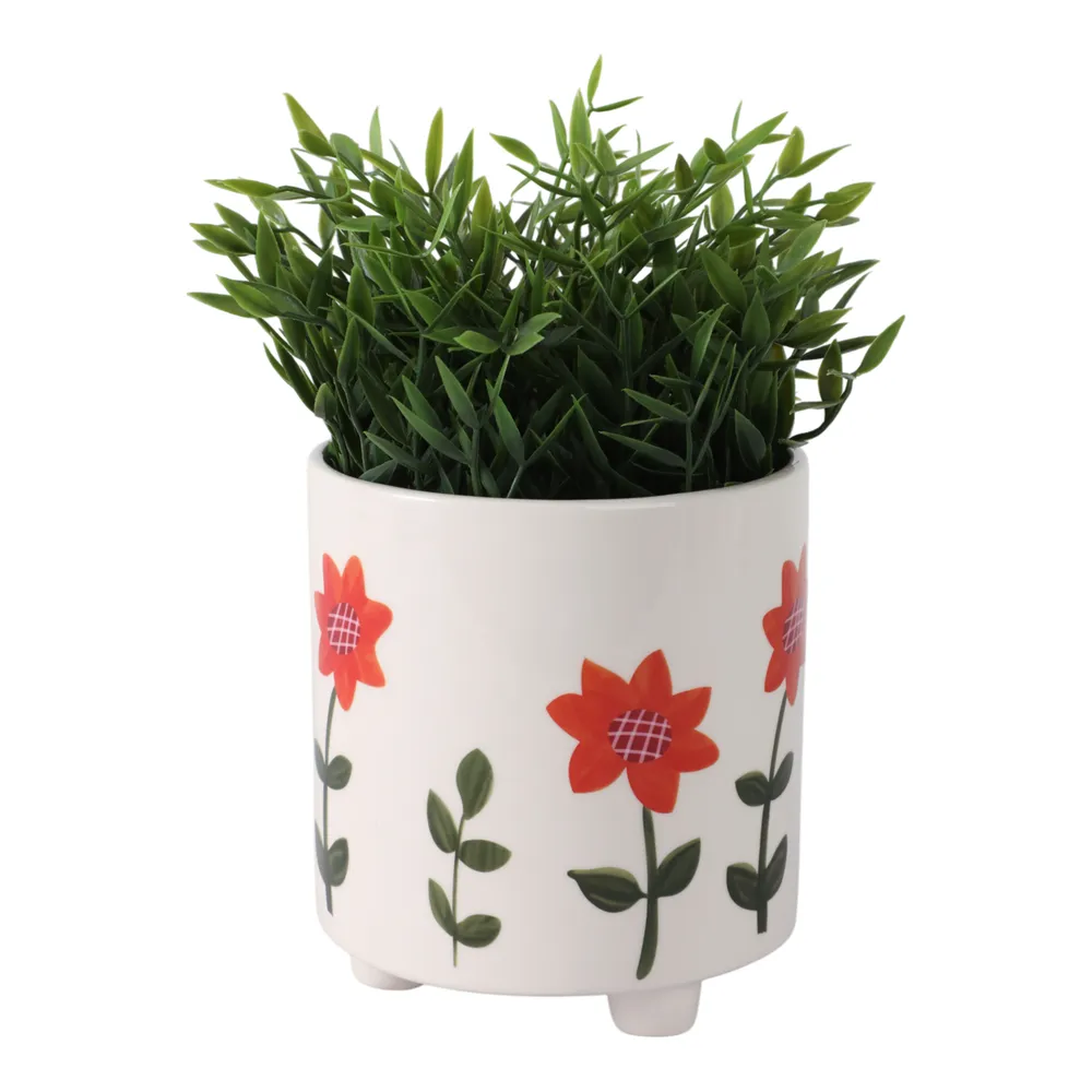 ALMAWAY WHITE PLANTER 6 (IN)