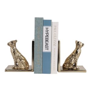HAXTONFIELD SET OF 2 GOLD BOOKENDS 7 (IN) 3