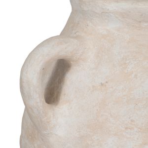 NATESTONE WHITE VASE 24 (IN) 6