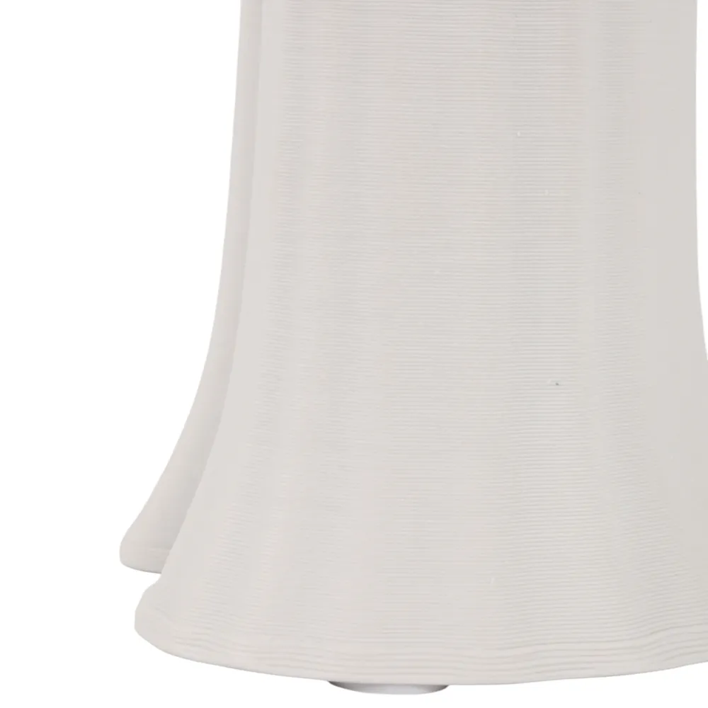 WRENMORE WHITE VASE 14 (IN)