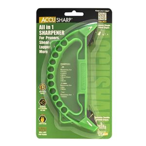 All In 1 Knife, Scissors, Garden Tool Sharpener - Green 9