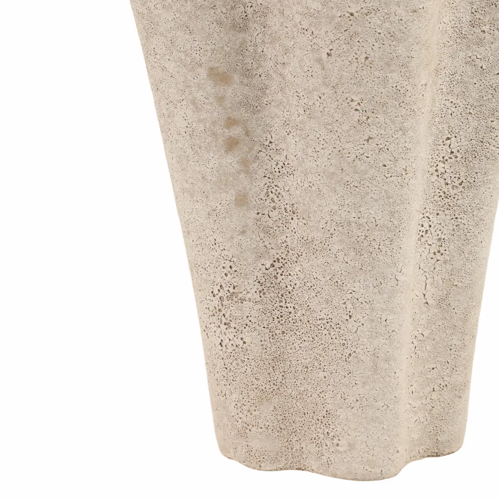 ENSLEYMILL TAUPE VASE 14 (IN)