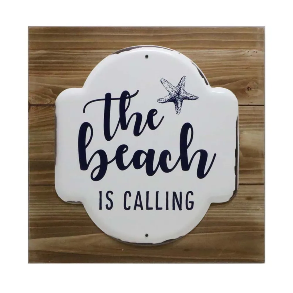 15" BEACH IS CALLING SIGN