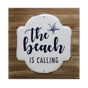 15" BEACH IS CALLING SIGN 1