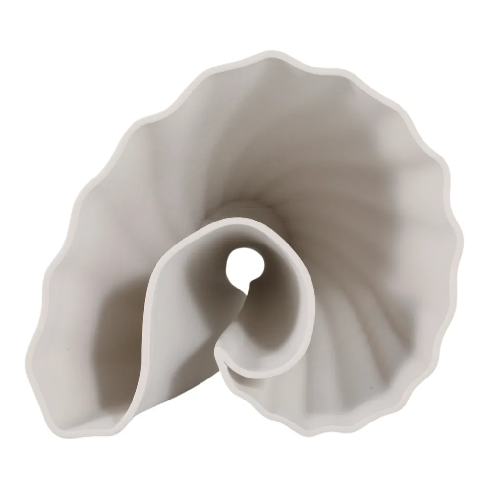 WRENMORE WHITE VASE 9 (IN)
