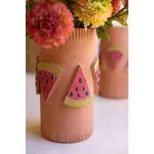 Clay Watermelon Container / Tall 3