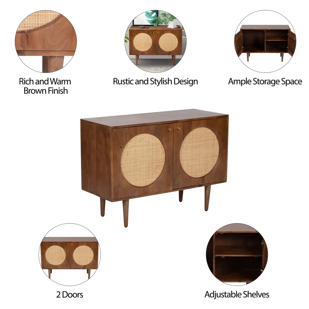 CADENVALE BROWN CABINET 28 (IN)