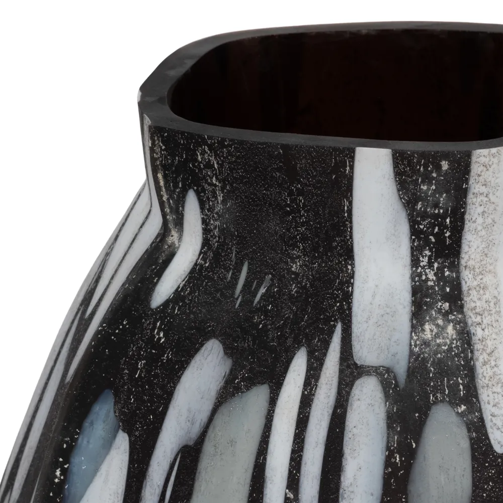 GAIGEMILL GRAY GLASS VASE 20 (IN)