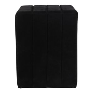 KENDALLVIEW BLACK OTTOMAN 19 (IN) 1
