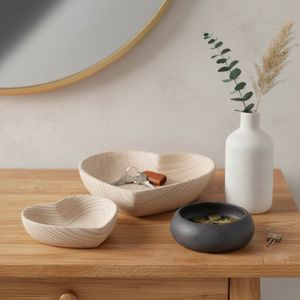 DASHLAKE SET OF 2 BROWN BOWLS 3 (IN) 2