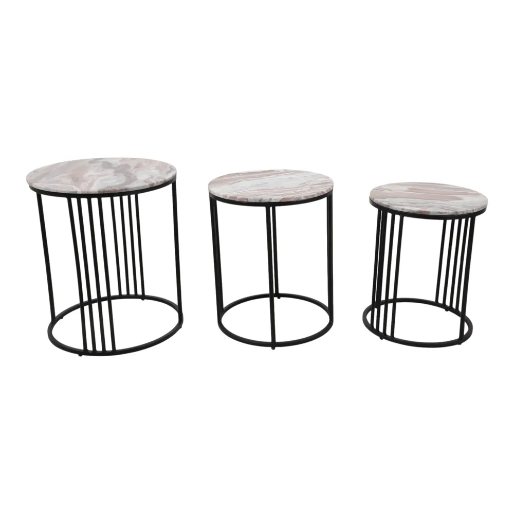 BRYNMILL SET OF 3 BLACK TABLE 24 (IN)