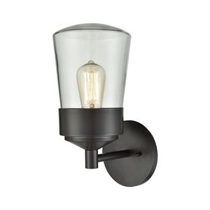 Mullen Gate 13'' High 1-Light Outdoor Sconce - Oil Rubbed Bronze 1