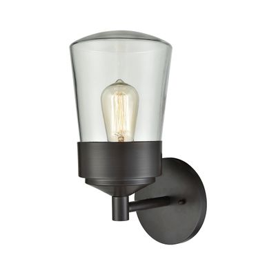 Mullen Gate 13″ High 1-Light Outdoor Sconce - Oil Rubbed Bronze