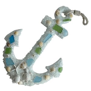 12-3/4" ANCHOR WITH SEAGLASS 1