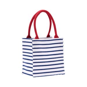 Bateau Stripe Navy Reusable Itsy Bitsy Gift Bag 4