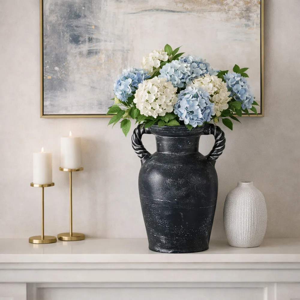 CLOVERWIND BLUE VASE 14 (IN)