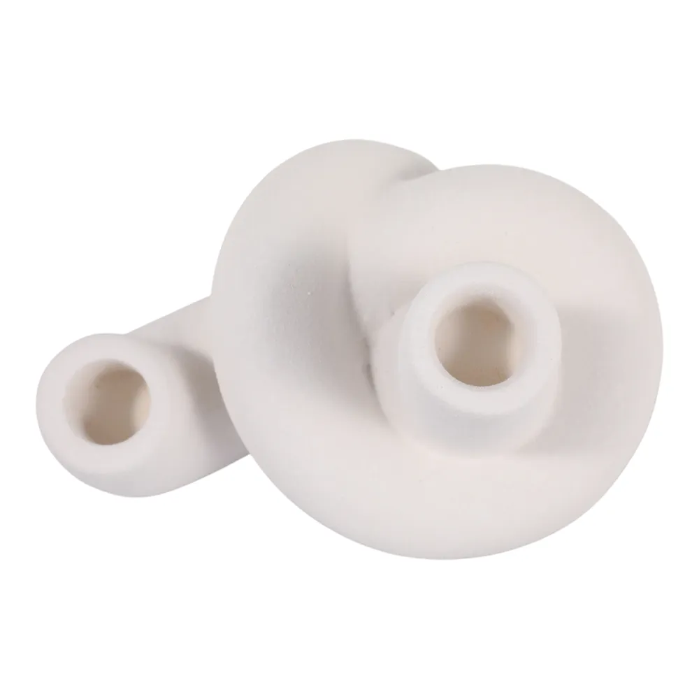 CORBINVIEW WHITE CANDLE HOLDER 6 (IN)