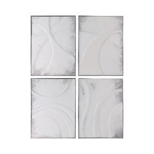 CORWINVIEW SET OF 4 IVORY ART 32 (IN) 1