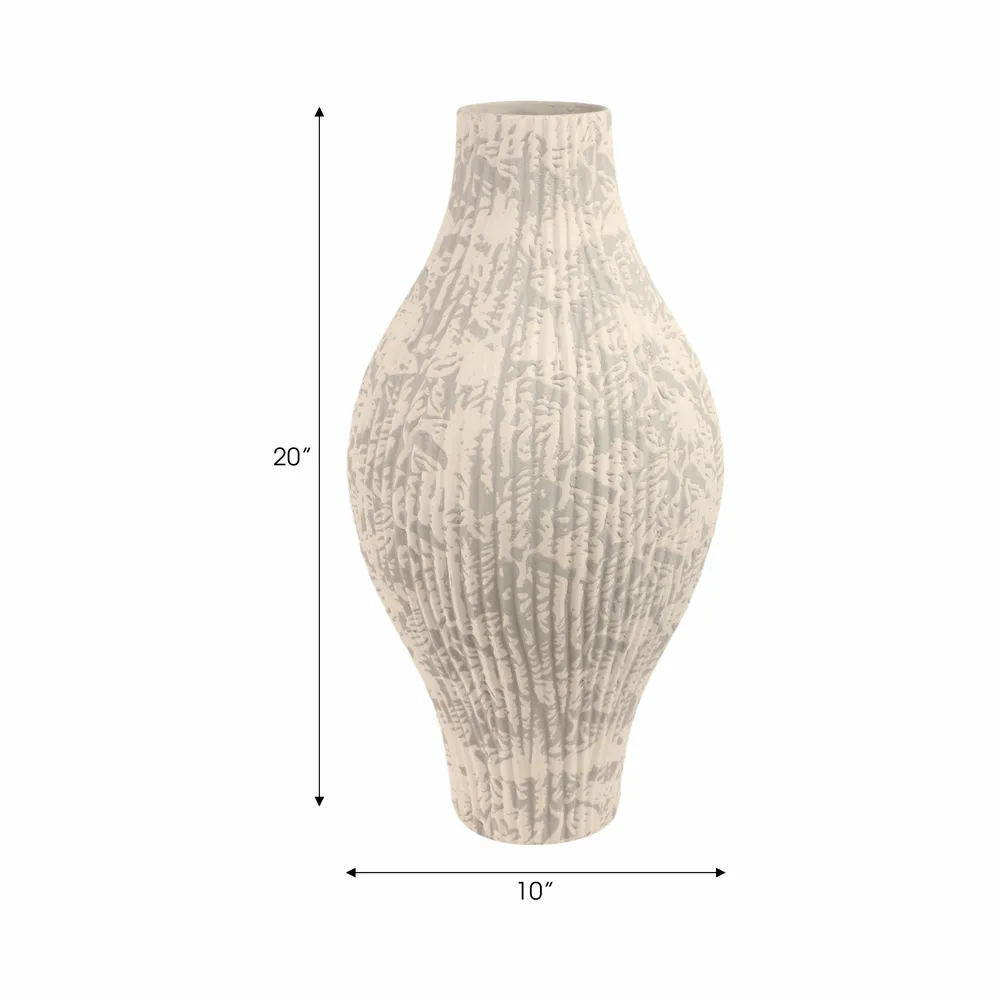 DANFORTHPARK GRAY VASE 20 (IN)