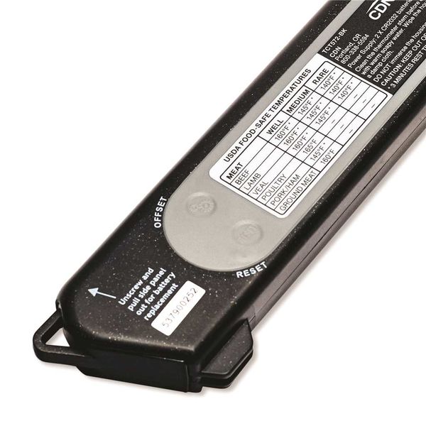 CDN Thermometer, Digital Thermocouple, Folding, ProAccurate QuickRead, Black