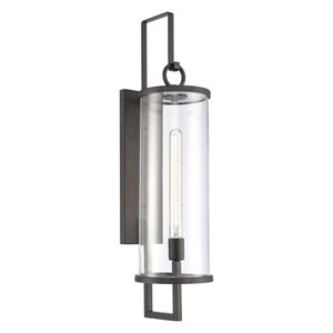 Hopkins 30'' High 1-Light Outdoor Sconce - Charcoal Black 1