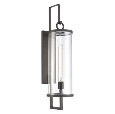 Hopkins 30″ High 1-Light Outdoor Sconce - Charcoal Black