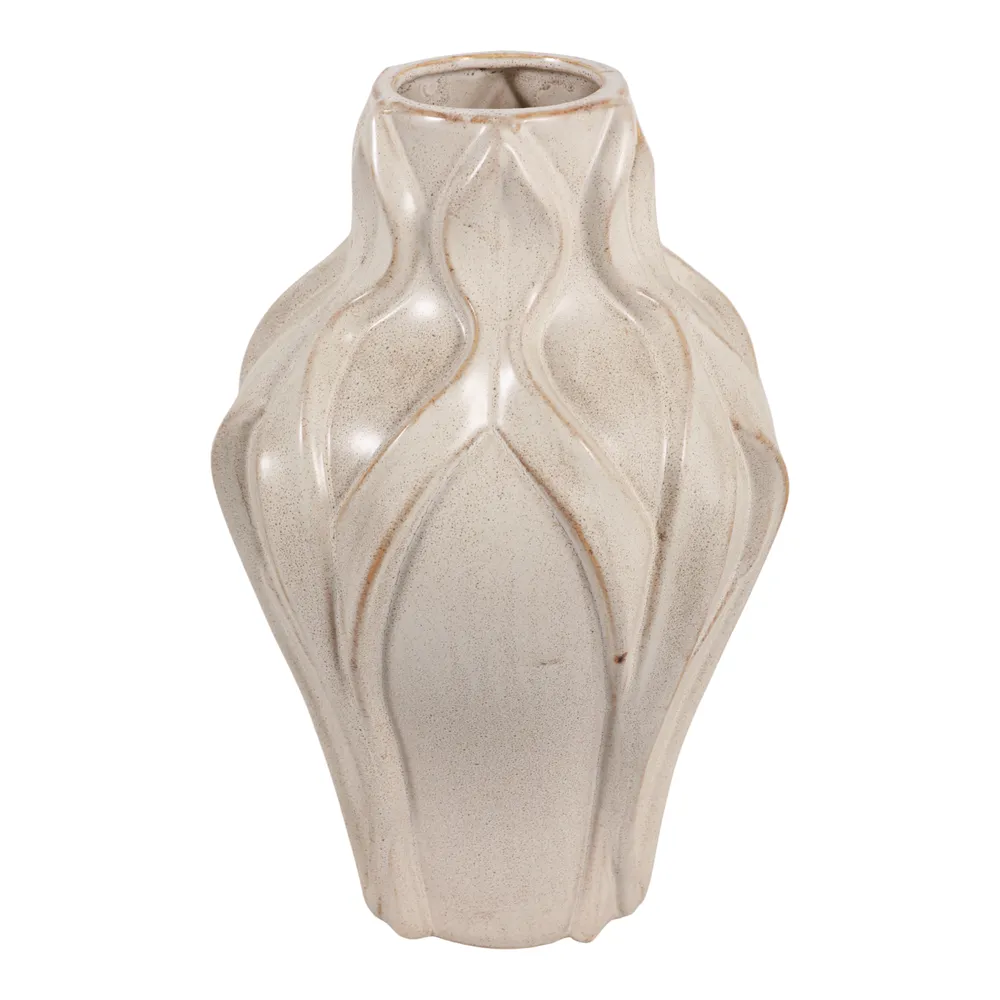 CARLTONOAK IVORY VASE 15 (IN)