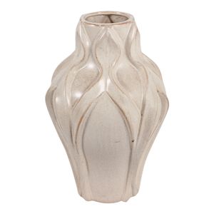 CARLTONOAK IVORY VASE 15 (IN) 6