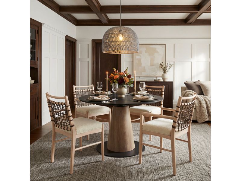 Wezly Dining Chair Ivory 2