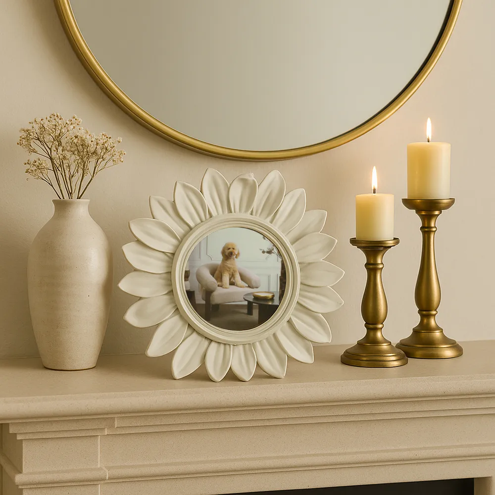 TARABEACH IVORY FRAME 8 (IN)