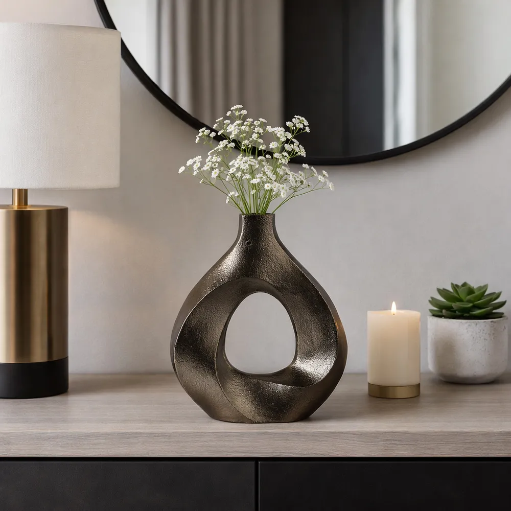 GRANGERROSE BRONZE VASE 9 (IN)