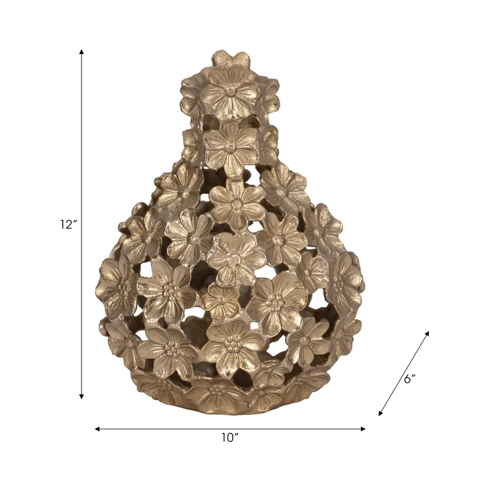 LYNNFORD GOLD VASE 12 (IN)