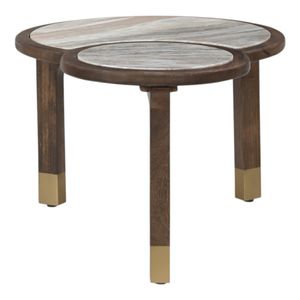 MORTONFIELD BROWN COFFEE TABLE 17 (IN) 3