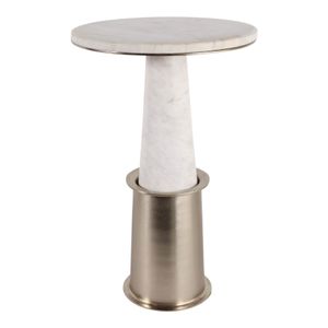 NADIARIDGE WHITE TABLE 22 (IN) 1