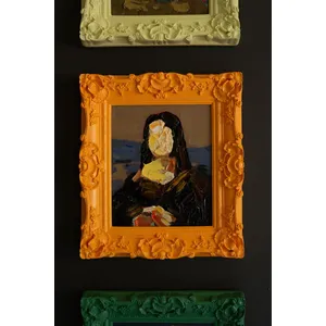 Set of 3 Framed Portrait Paintings 9